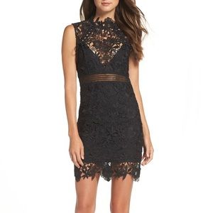 Bardot Paris Lace Dress (Black)